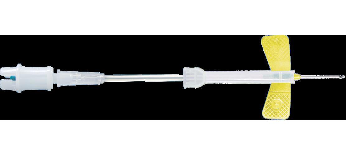 Safety-Multifly-Kanülen Nr.1 gelb 20G AP 120 0,9x19mm, mit kurzem Schlauch